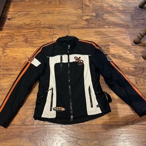 Harley Davidson Womens Nylon Riding Gear Coat Small